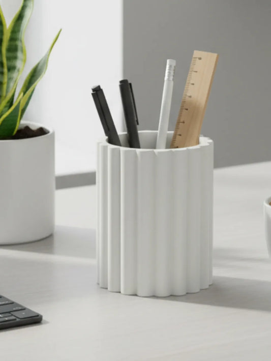Fluted Makeup Holder
