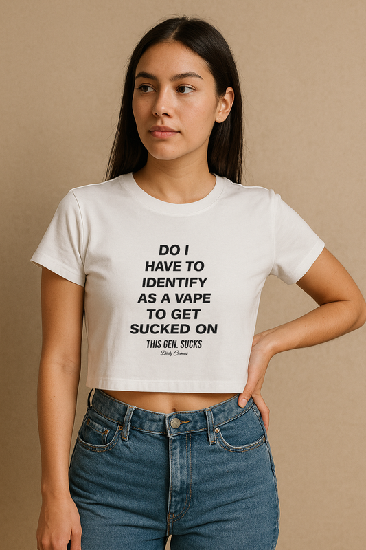 Not A Vape Crop Tee