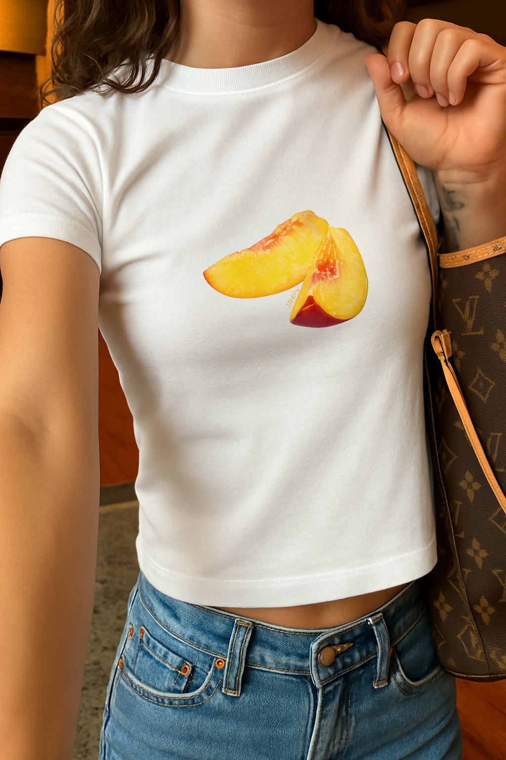 Peach Crop Tee