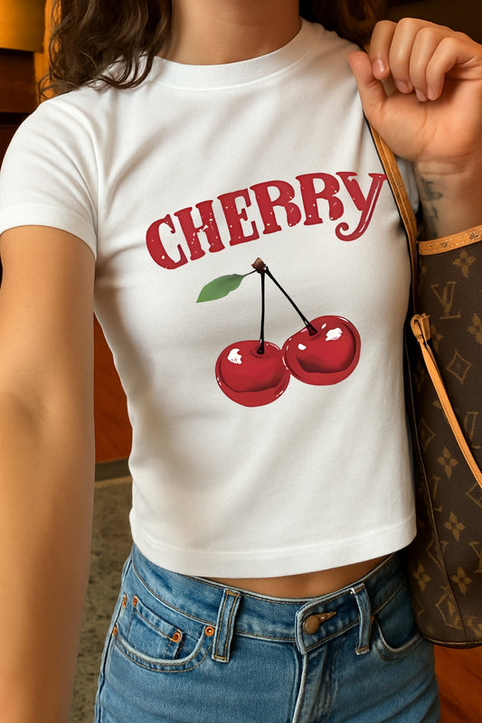 Cherry Crop Tshirt
