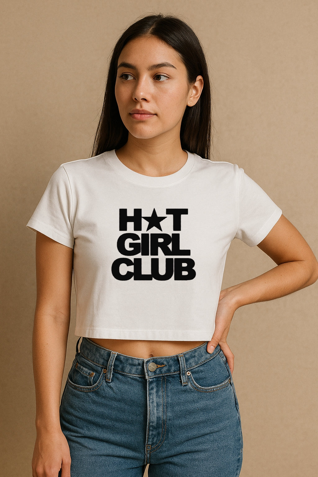 Hot Girl Club Crop Tee