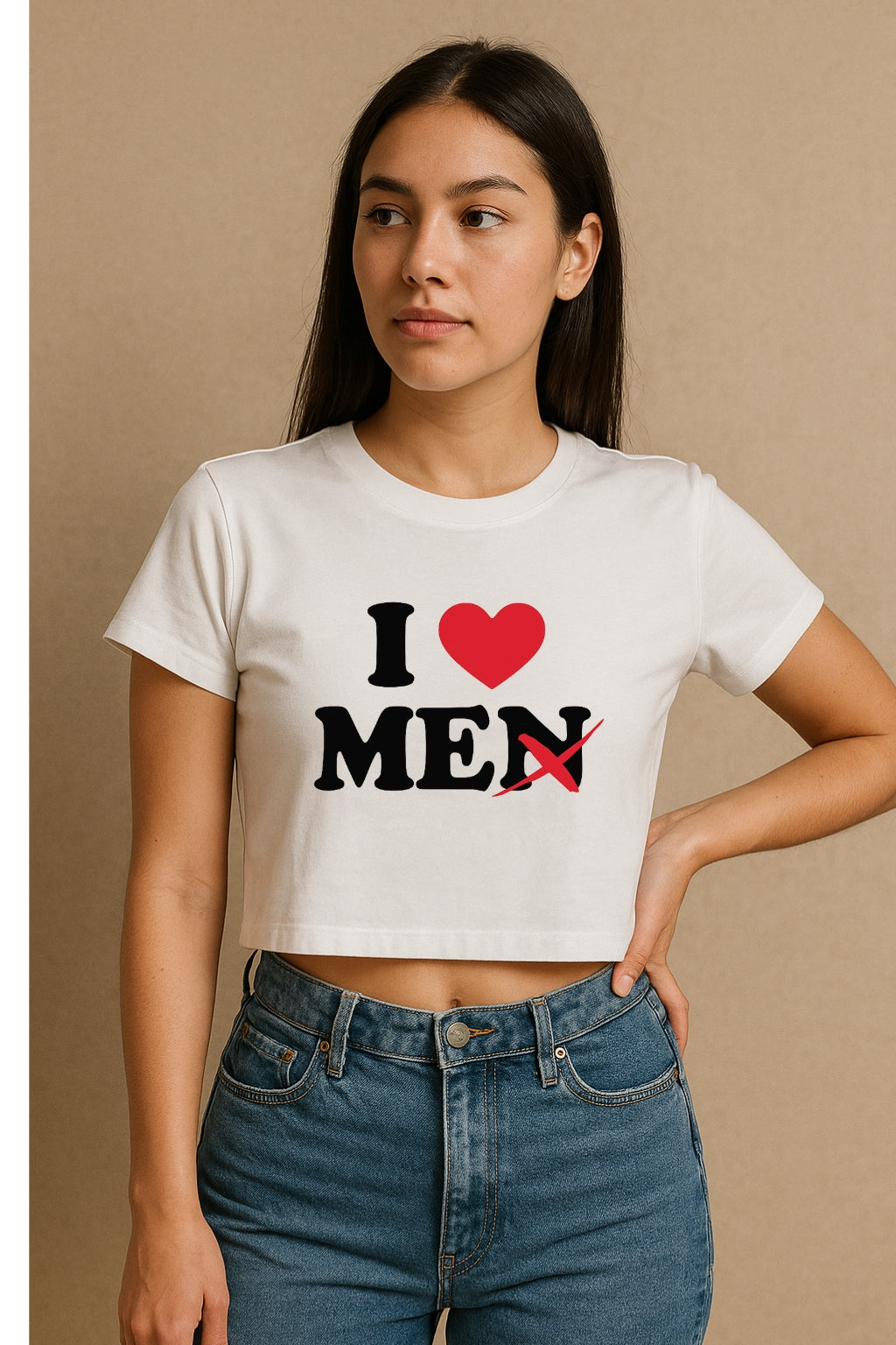 I Love Me Crop Tee