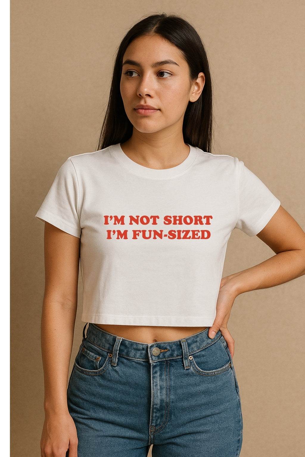 I'm Fun-Sized Crop Tee