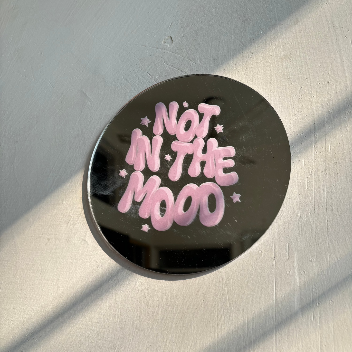Not in the mood Mini Mirror