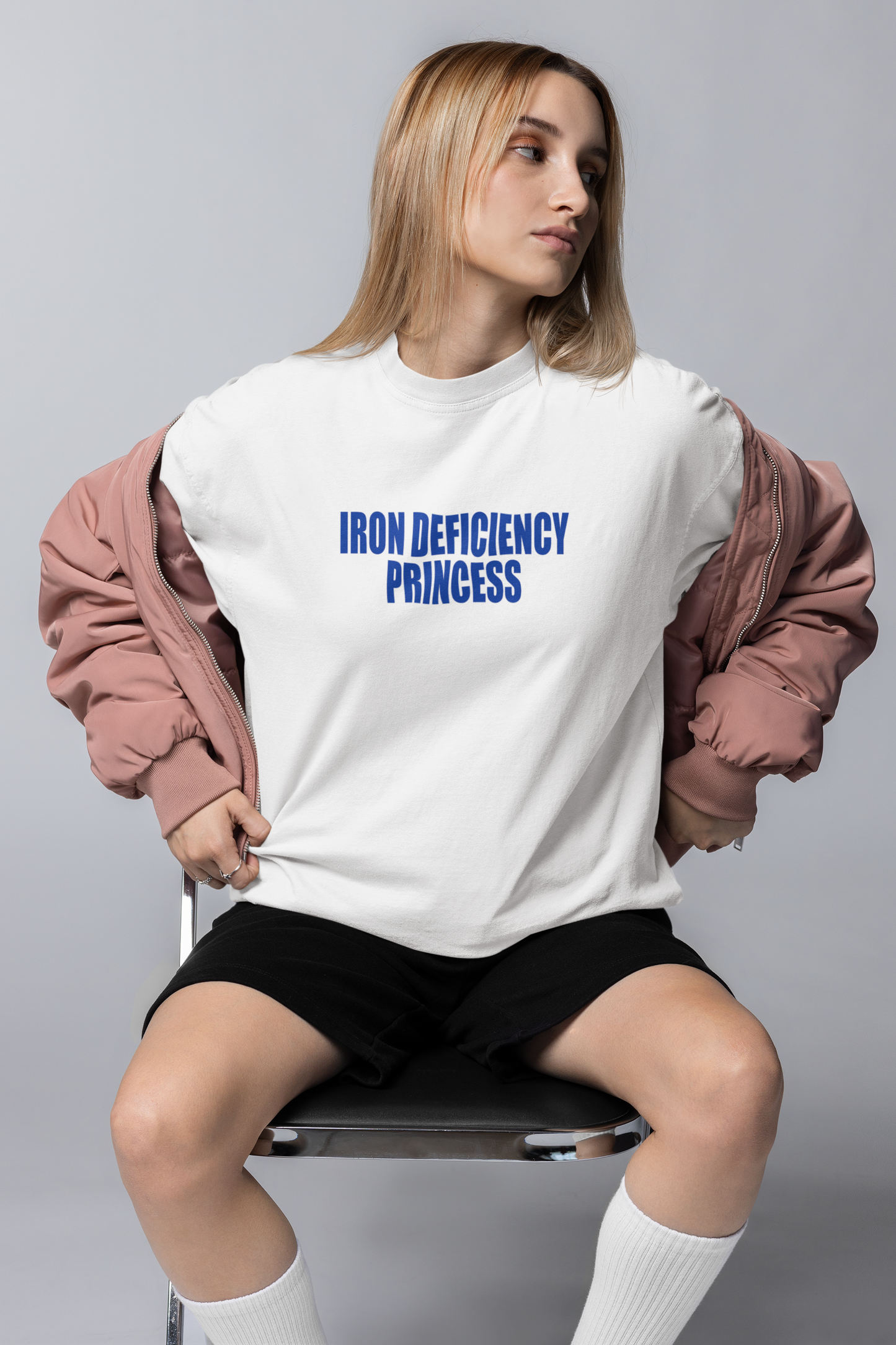 Iron Deficiency Pricess Oversized Tee