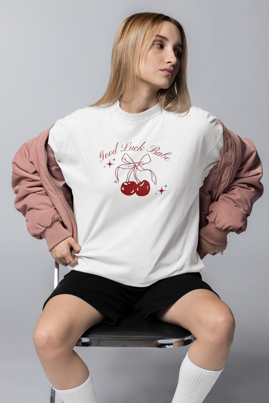 Good Luck Babe Oversized Tee