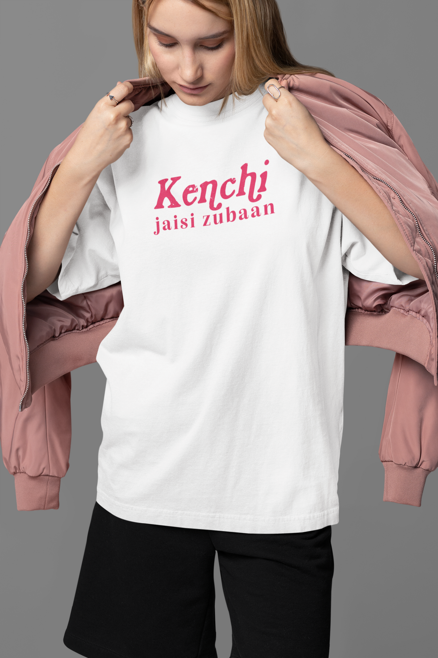 Kenchi Jaisi Zubaan Oversized Tee