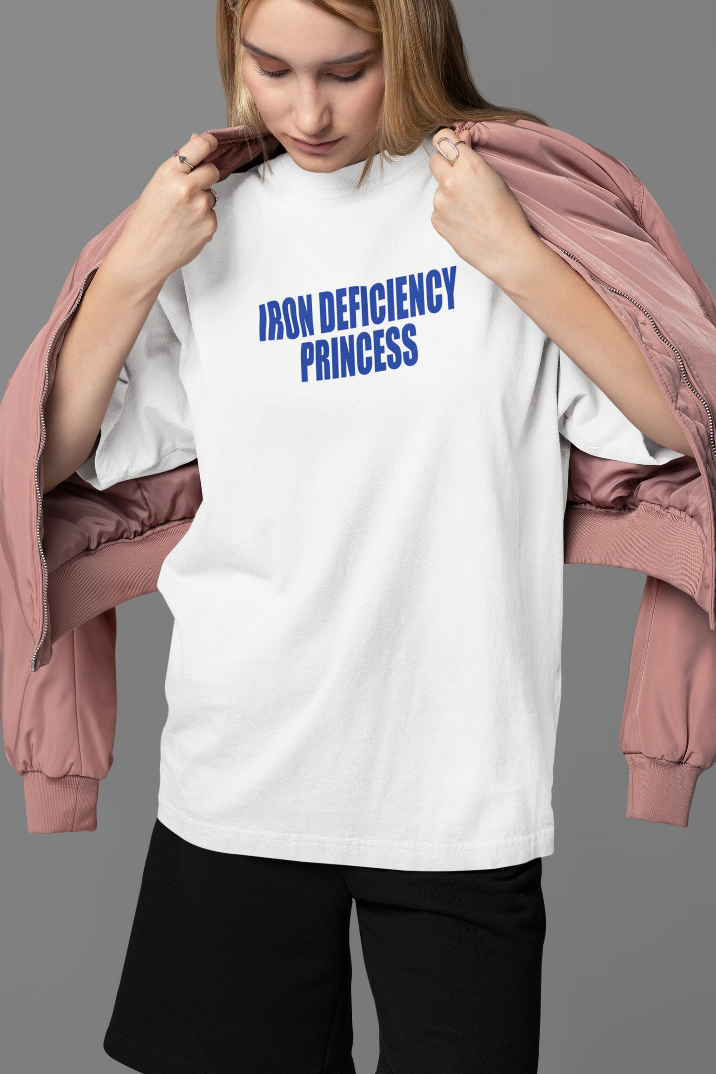 Iron Deficiency Pricess Oversized Tee
