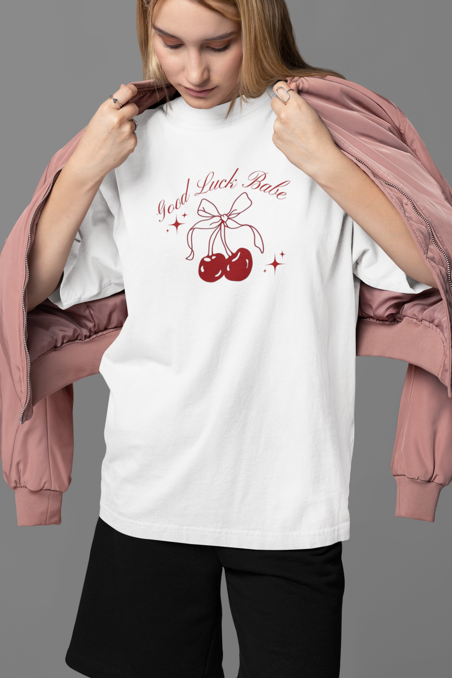 Good Luck Babe Oversized Tee