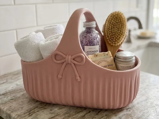 Pink Self Care Storage Basket