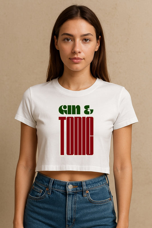 GIN TONIC CROP TEE