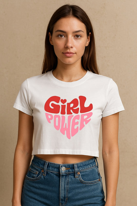Girl Power Crop Tee