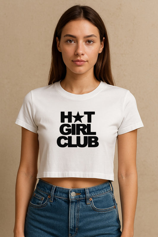 Hot Girl Club Crop Tee