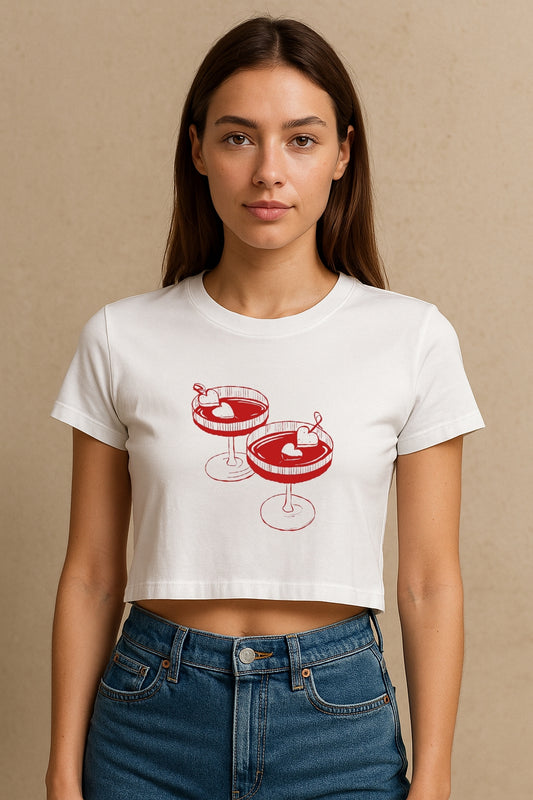 Heart Wine Crop Tee
