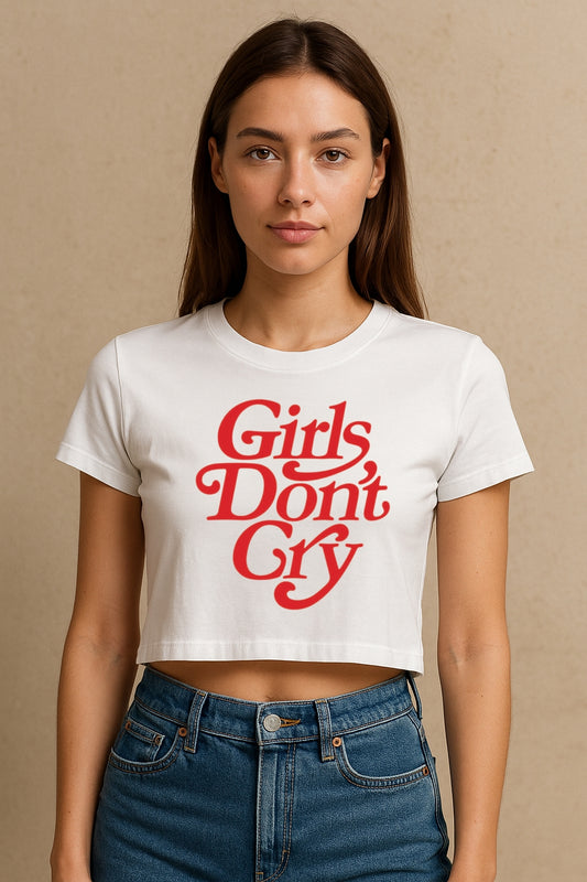 Girls Don't Cry Crop Tee