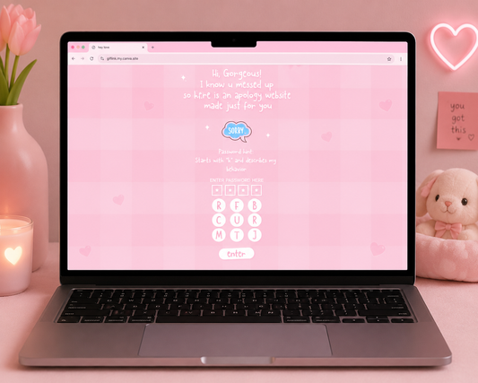 Apology Website Template – Personalized Digital Experience