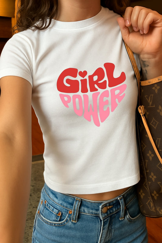 Girl Power Crop Tee