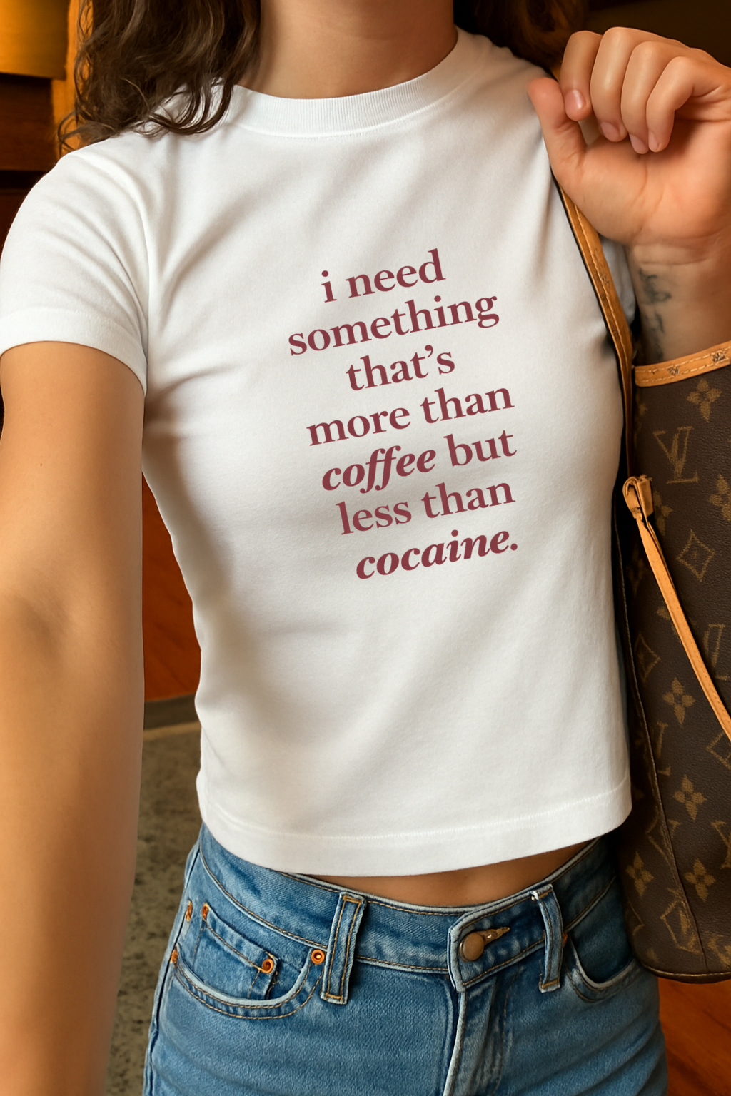 More Than Coffee Crop Tee