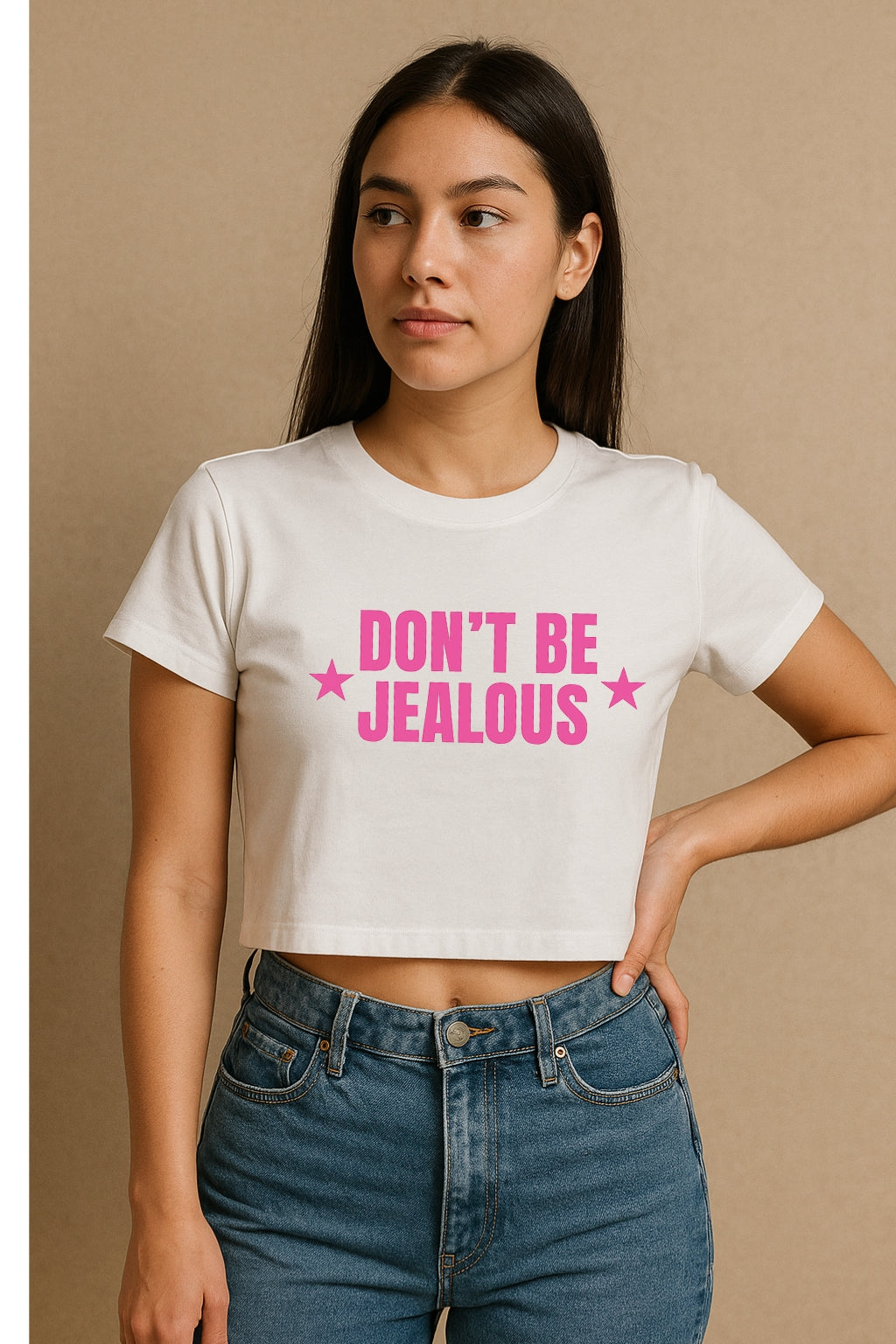 Don't Be Jealous Crop Tee