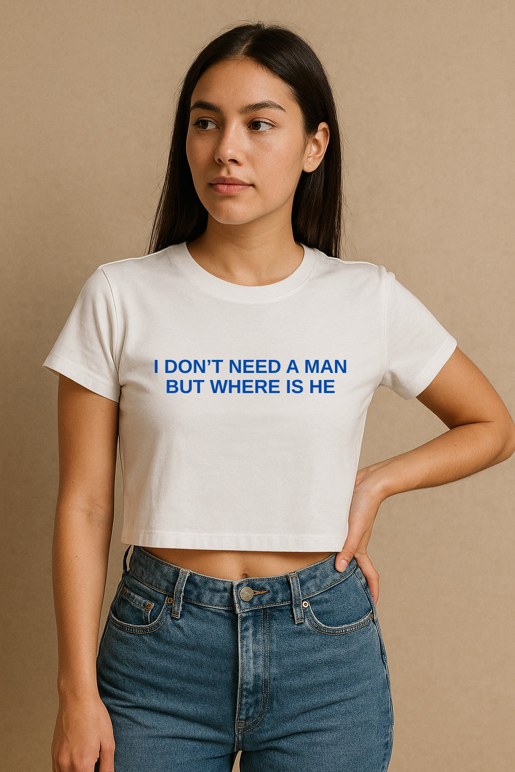 Don't Need A Man Crop Tee