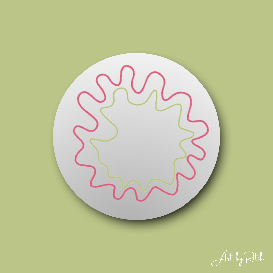 Squiggle mini mirror