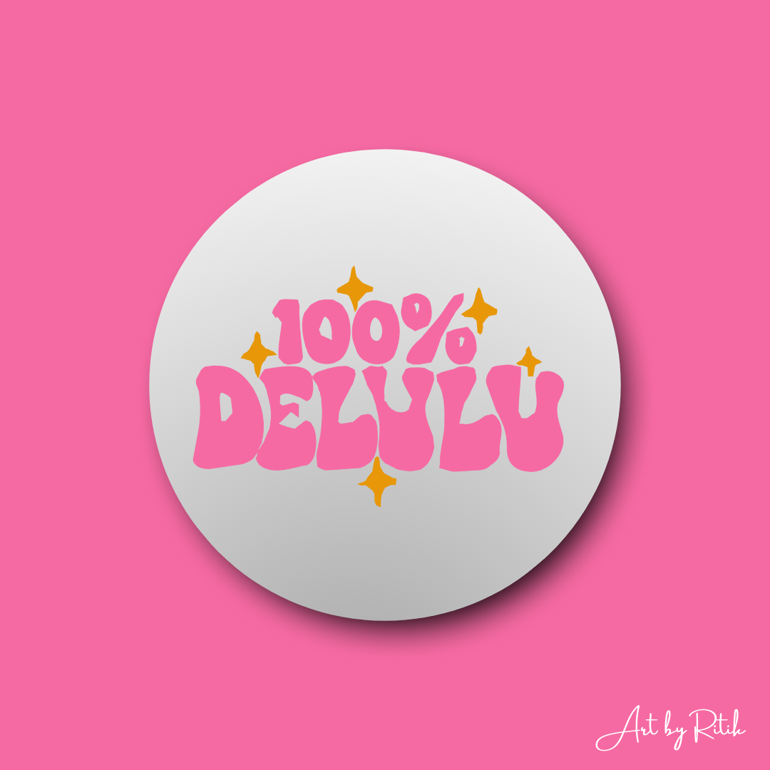 100% Delulu Mini Mirror