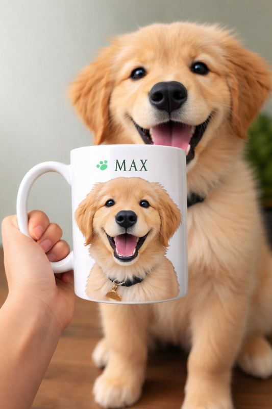 Custom Pet Portrait Mug