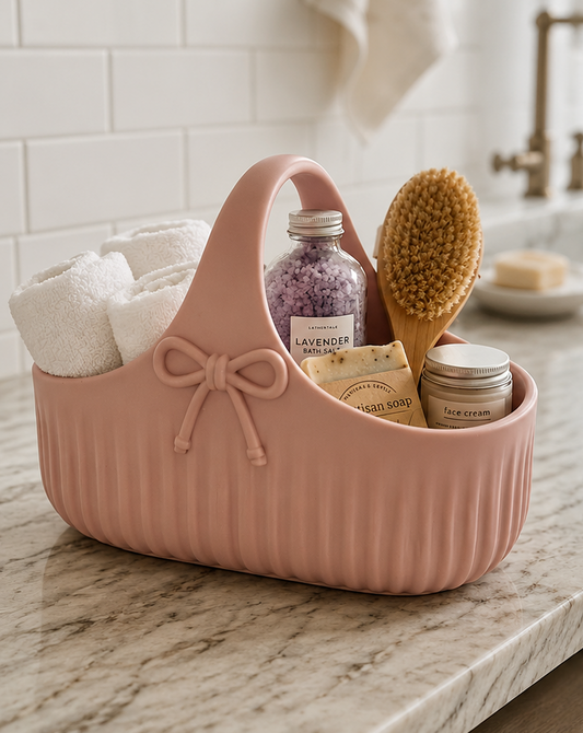 Pink Self Care Storage Basket