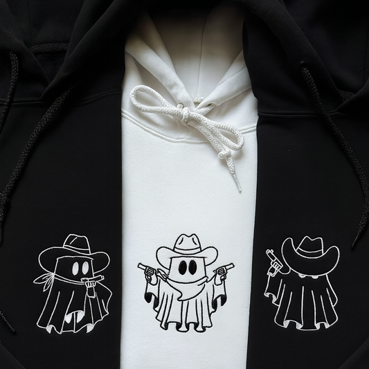 Cowboy Ghost Trio Hoodie Set
