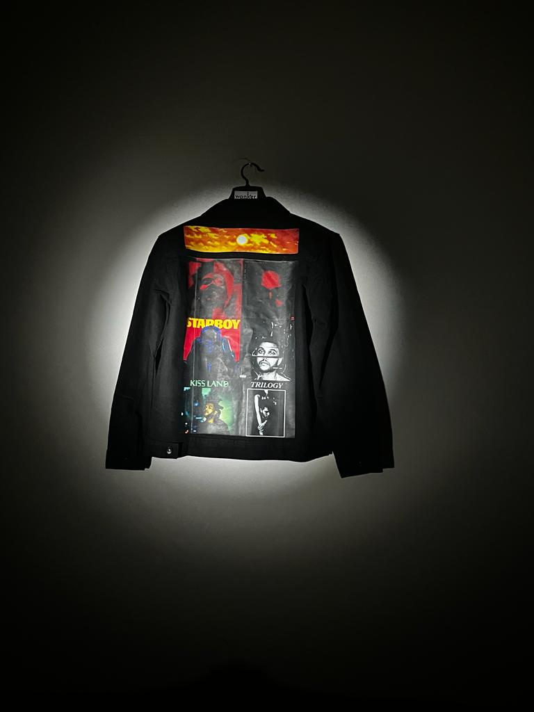 The weeknd sale denim jacket