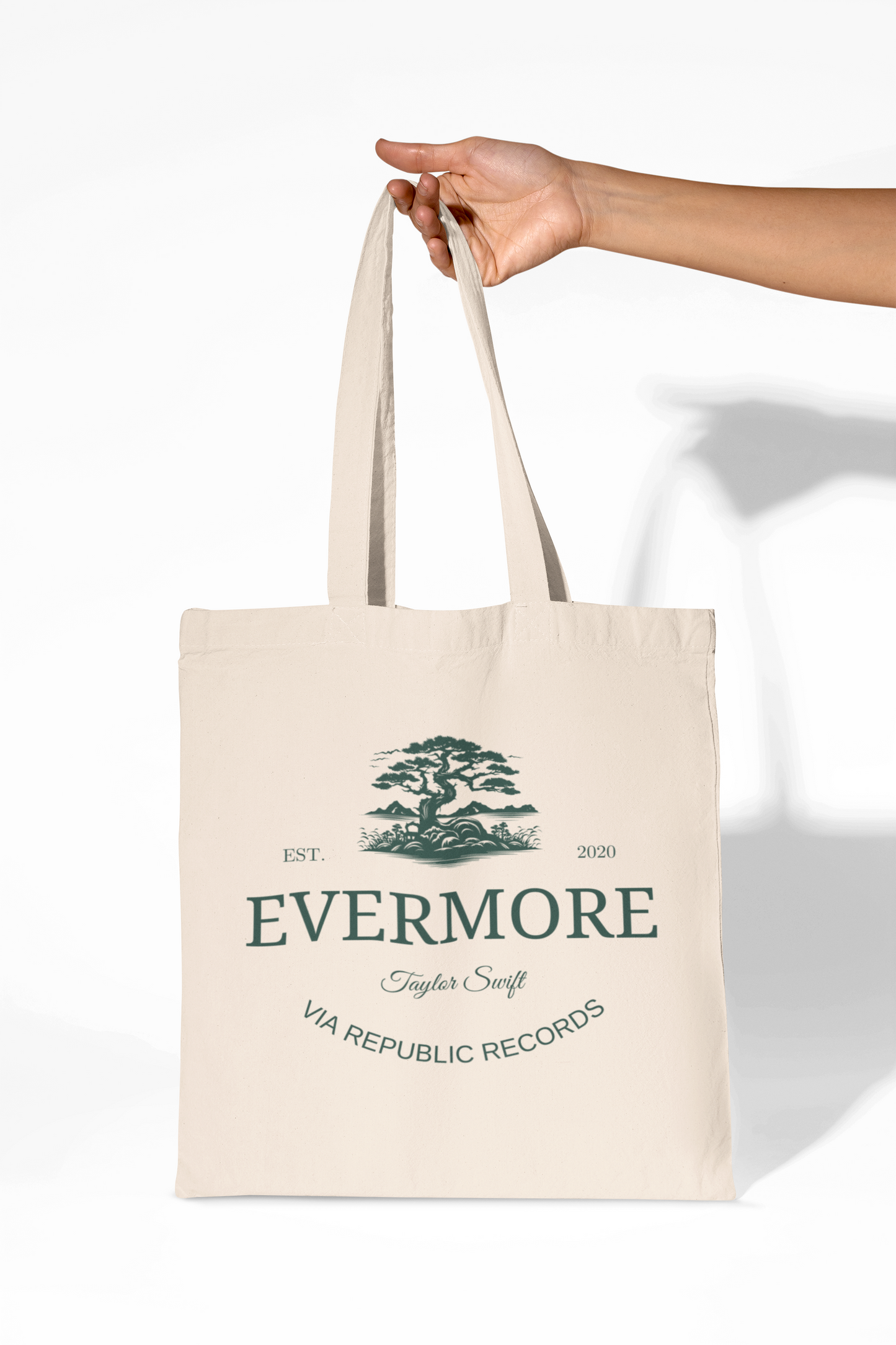 Evermore Taylor Swift tote bag