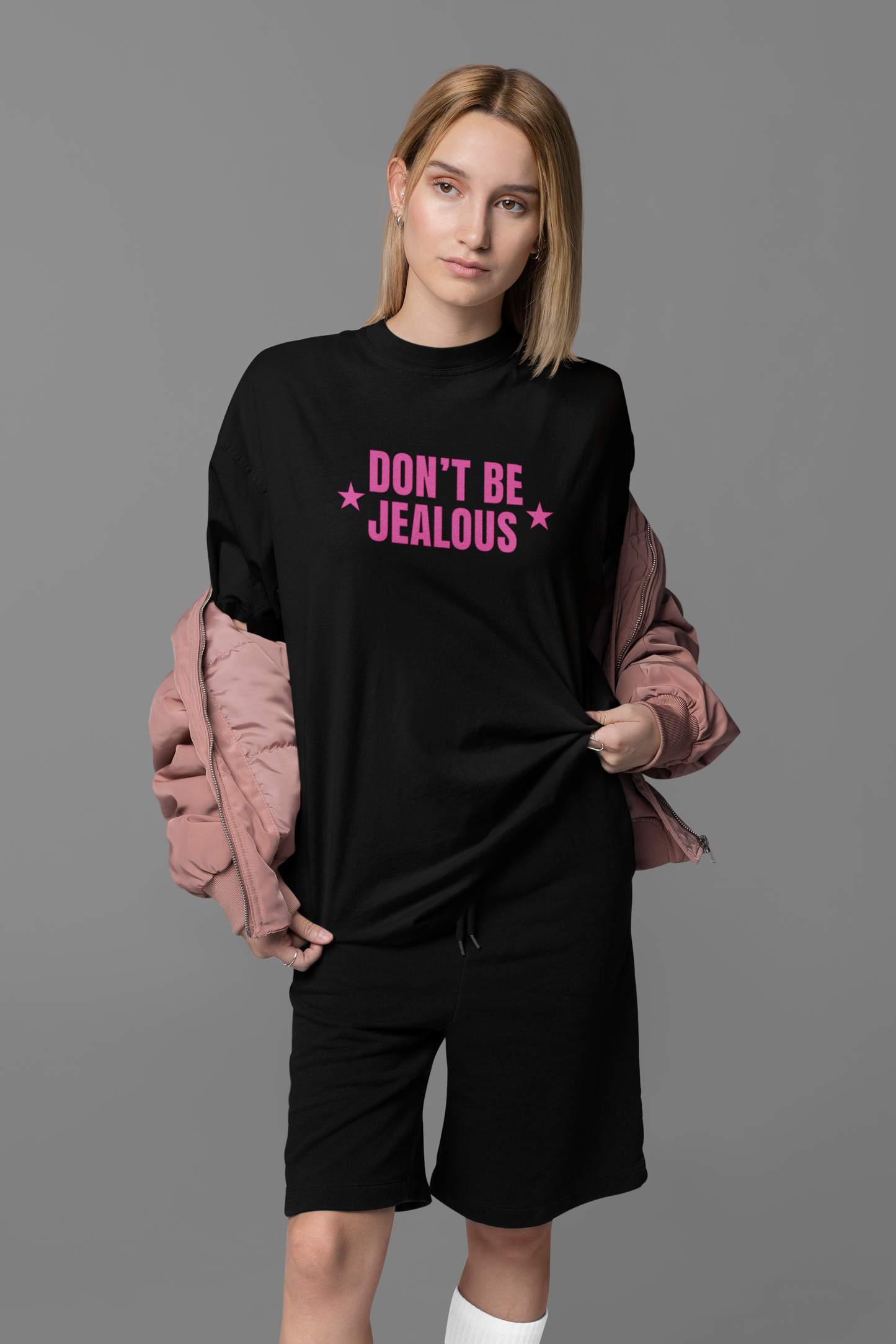 Don't Be Jealous Oversized Tee