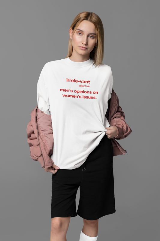 Irrelevant Opinions Oversized Tee