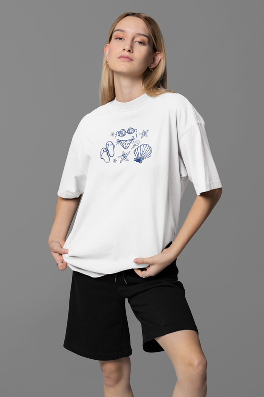 Sea Shells OVERSIZED TEE
