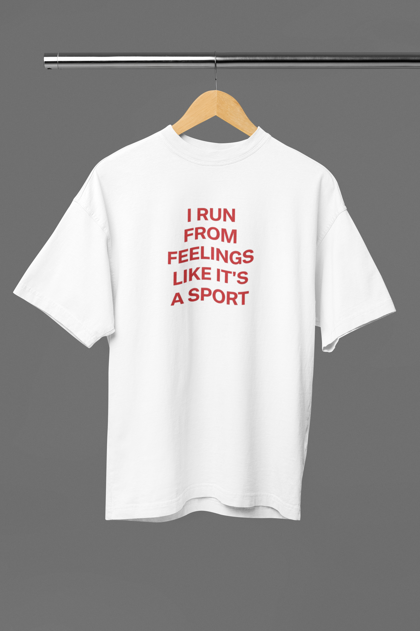 Run From Feelings Oversized Tee