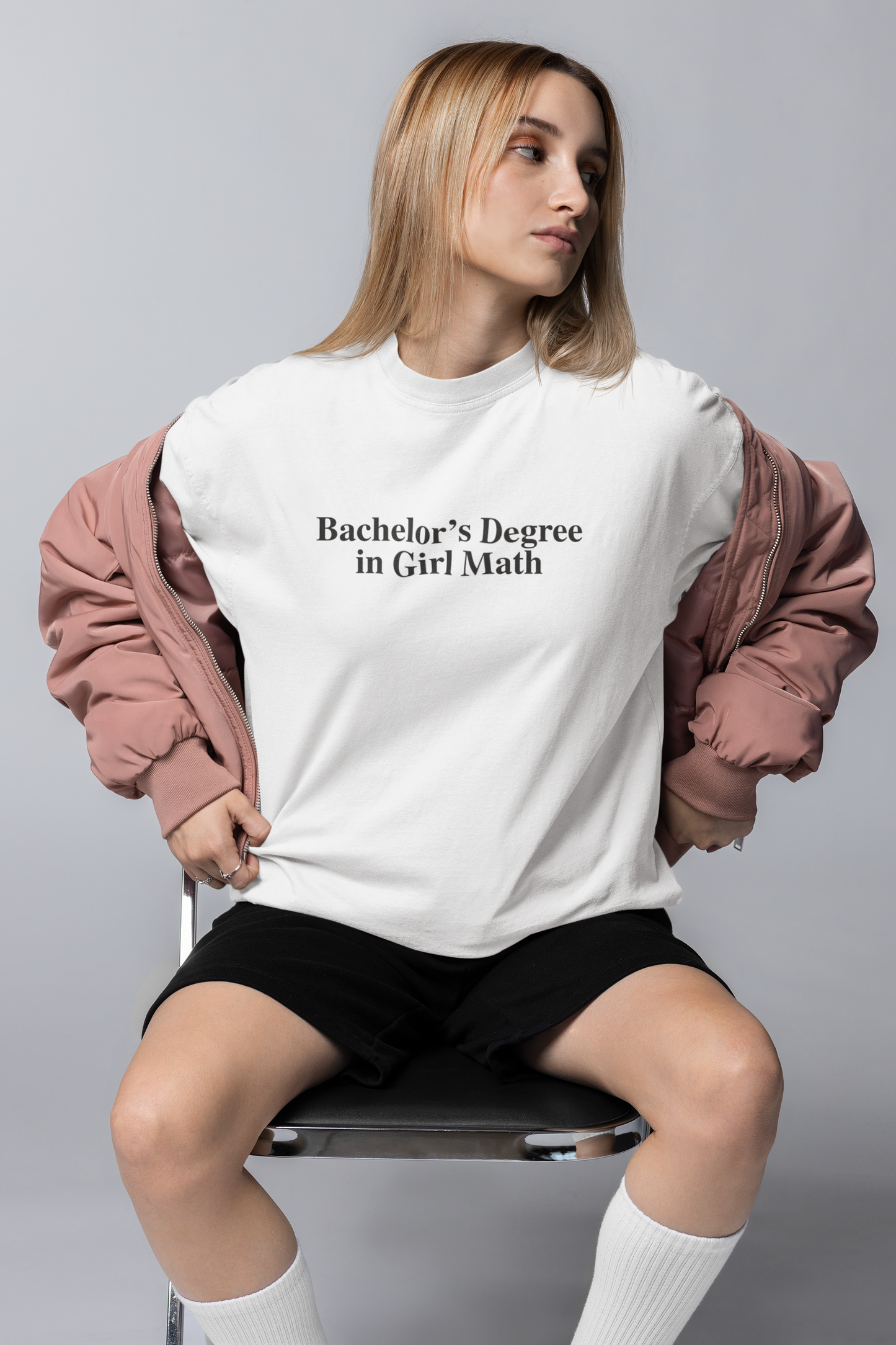 Bachelor’s Degree in Girl Math Oversized Tee