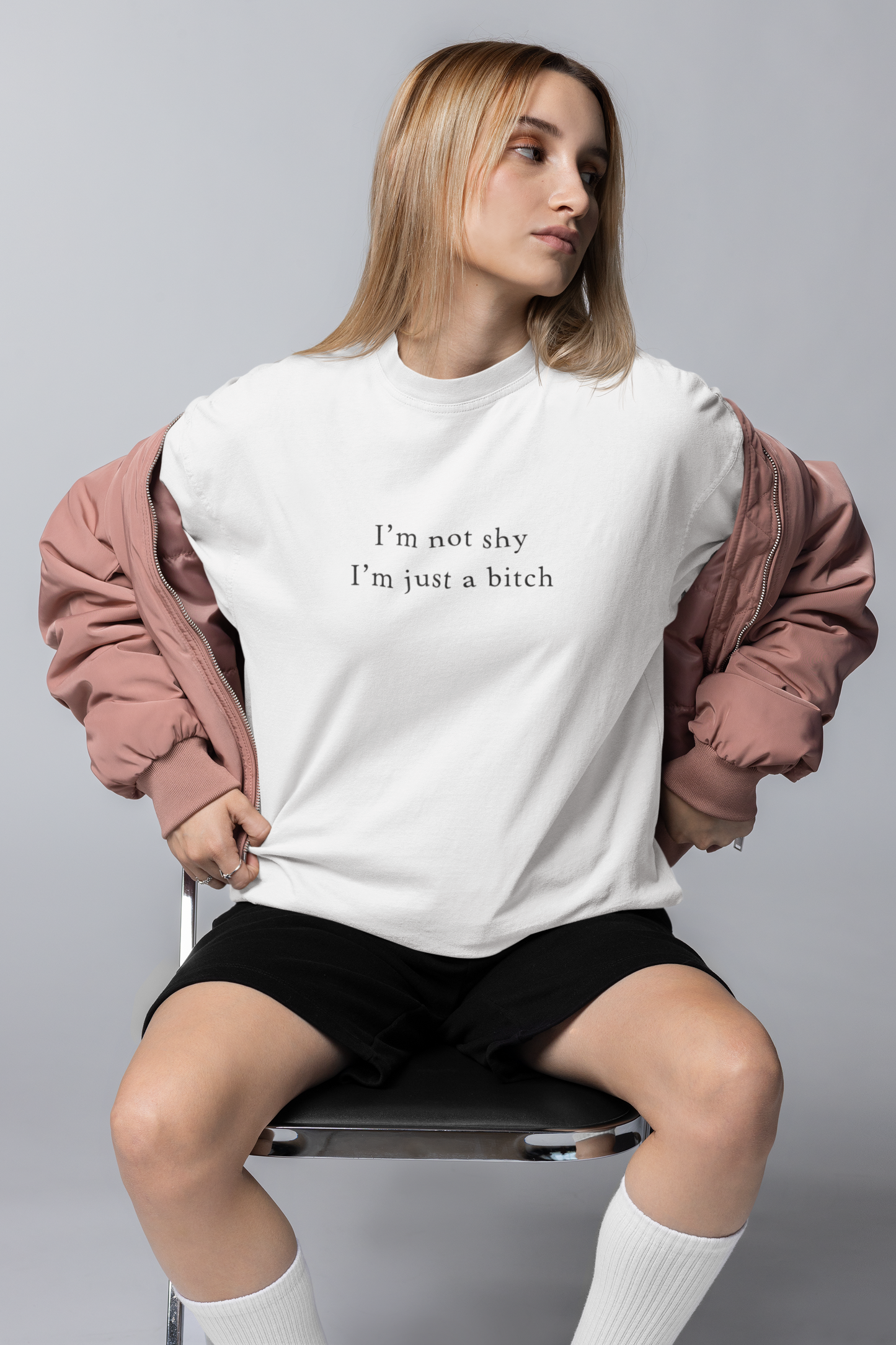 Not Shy Oversized Tee