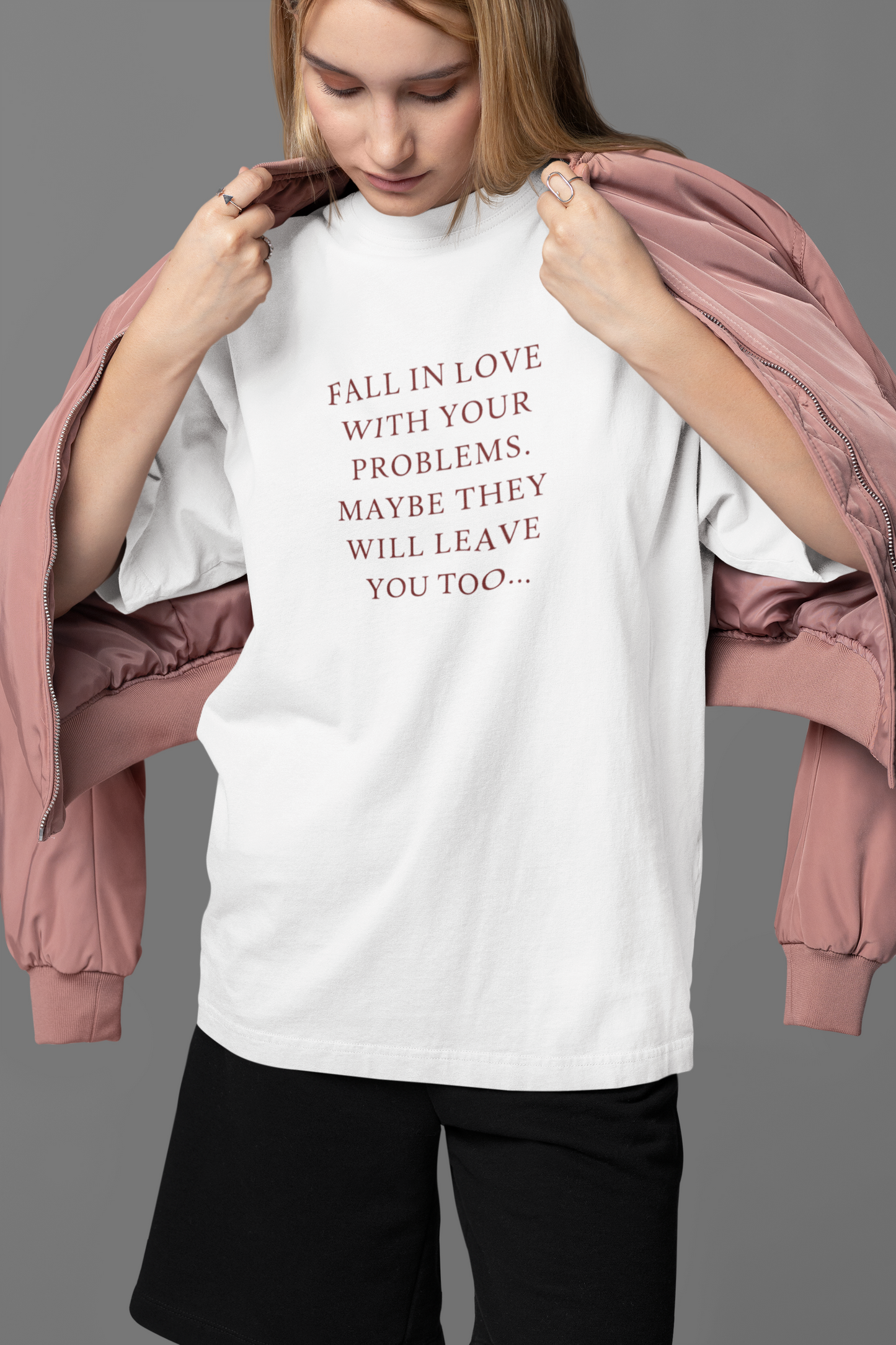 Love Your Problems Oversized Tee