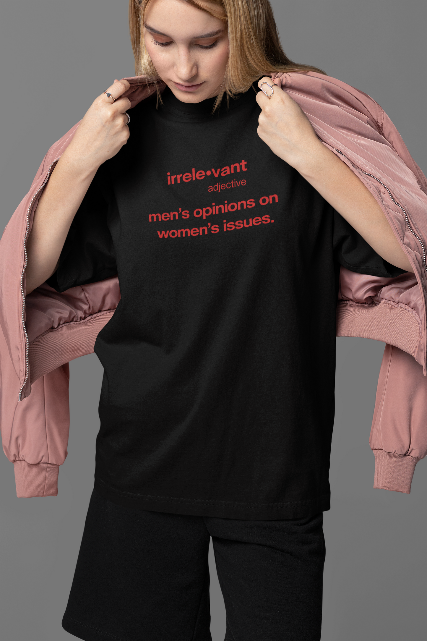 Irrelevant Opinions Oversized Tee